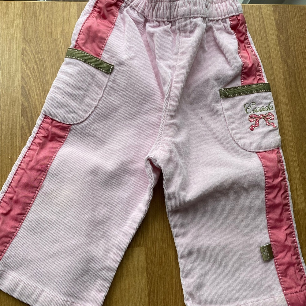 Baby escada designer cord pants